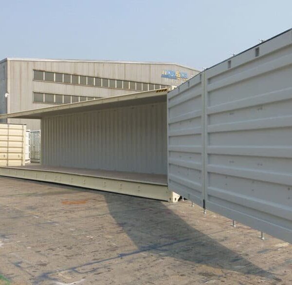 40' Open Side One Trip Container