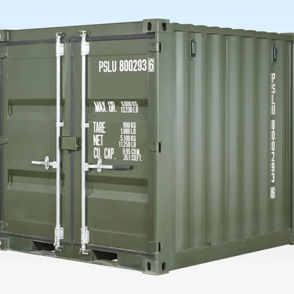 8Ft One Trip Shipping Container (Green)