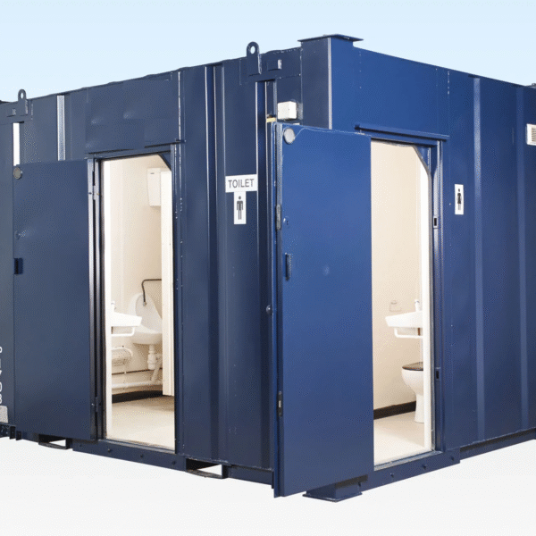 2+1 Steel Toilet Cabin 12Ft x 9F