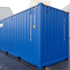 20' Storage Container With Tarpaulin Wall