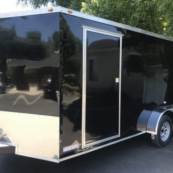 Xtreme Cargo Black 7×14 Enclosed Trailer
