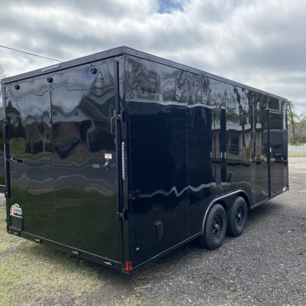 Xtreme Cargo Black 8.5×20 Toy Hauler | Custom Blackout Trailer